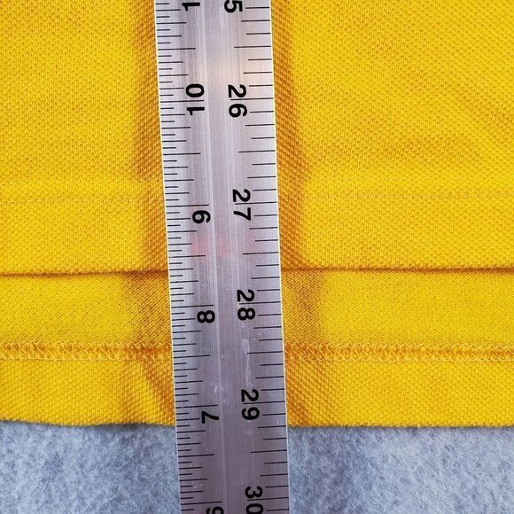 Vtg Jimmy Dean Shirt Mens Large Yellow Vantage Custom Classic Nascar Racing Polo - Picture 4 of 7